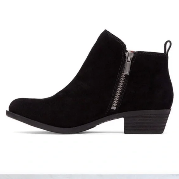 Lucky Brand | Shoes | Lucky Brand Betwixt Suede Black Ankle  display picture 1